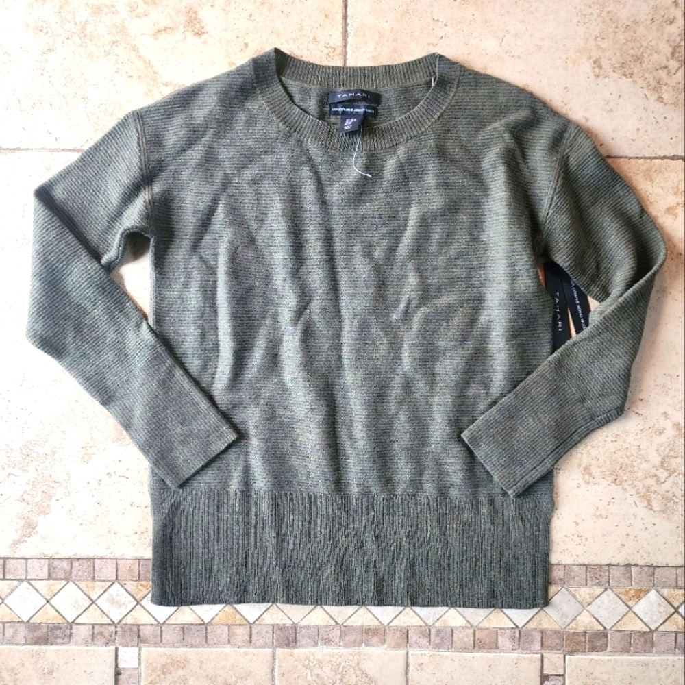 Women's Tahari Merino Wool Sweater